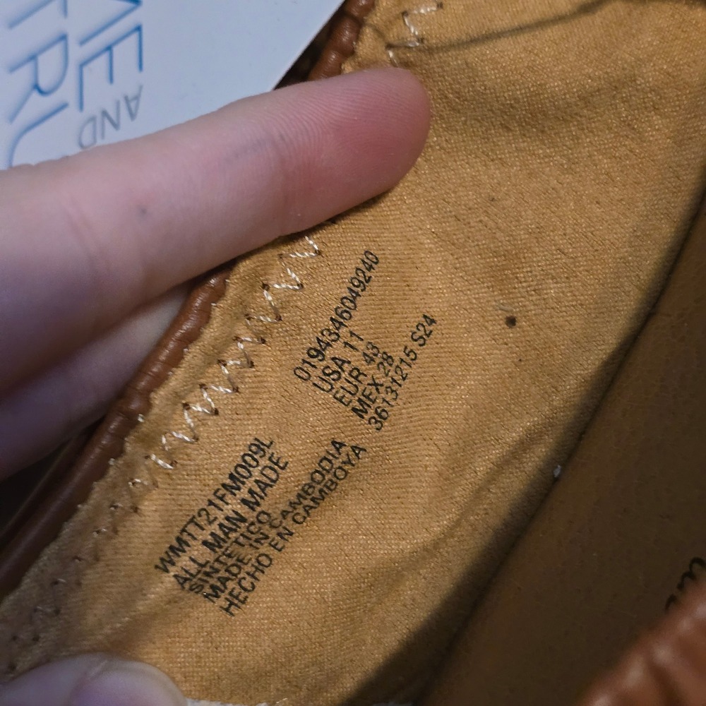 Time and Tru Scrunch Ballet Flat Women 11 Cognac Brown Memory Foam WMTT21FM009L - Picture 4 of 5